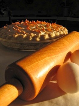 This photo featuring a lemon meringue pie was taken by photographer Karen Barefoot of Hollidaysbury, Pennsylvania. 